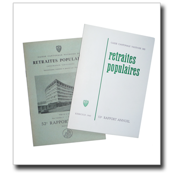 Rapport annuel 1960 de Retraites Populaires