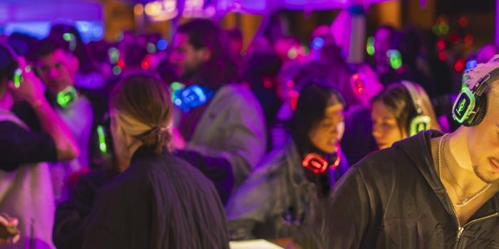 Silent Disco à la Cathédrale de Lausanne